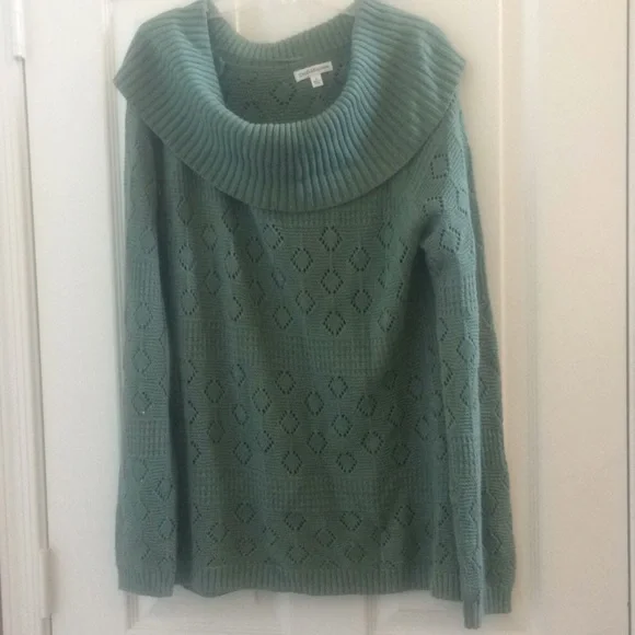 Croft & Barrow Green Women's Sweater - Picture 1 of 5
